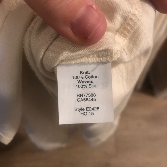 Madewell cream silk-edge dolman top - Picture 7 of 8